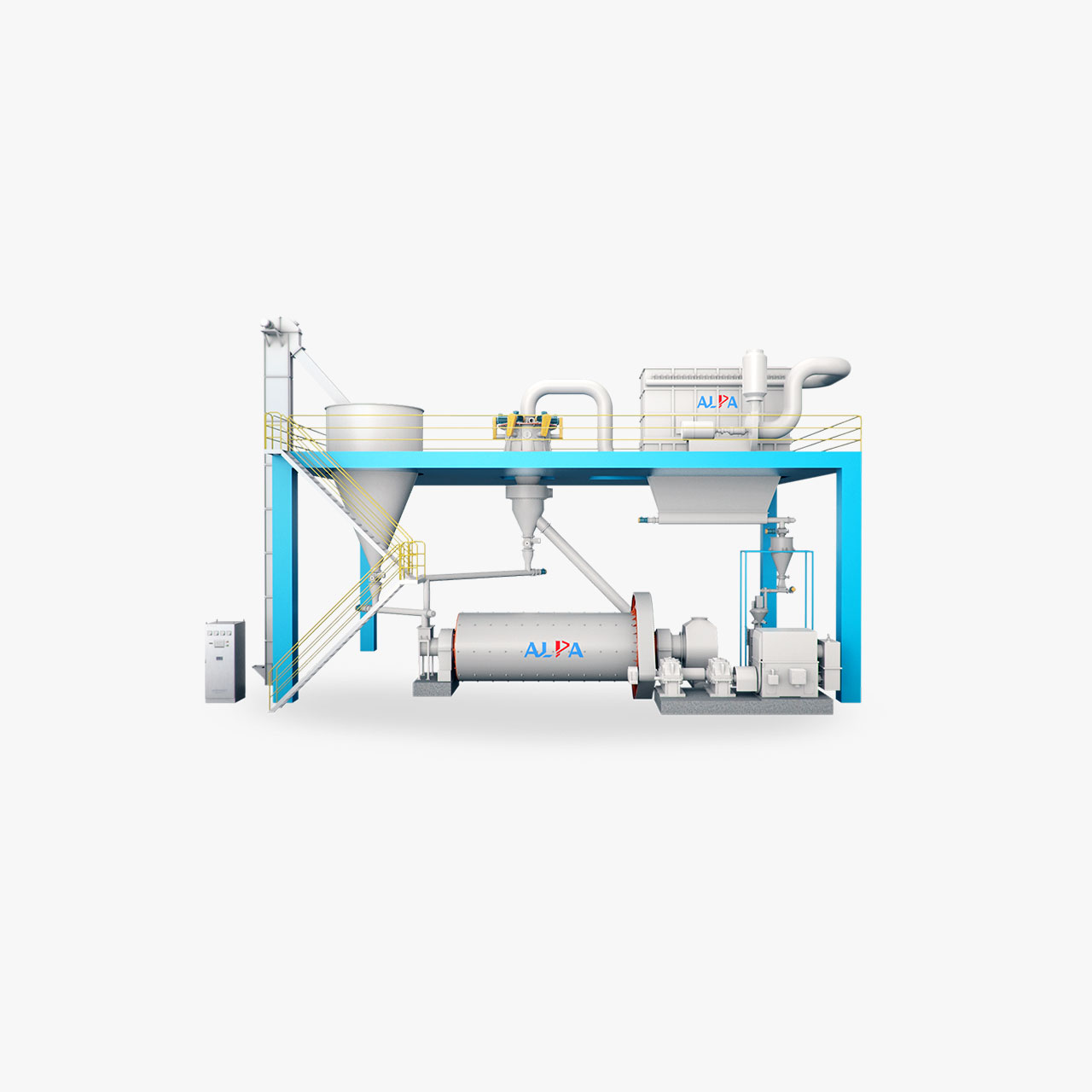 Ball Mill And Air Classifier Production Line Alpa Powder Technology